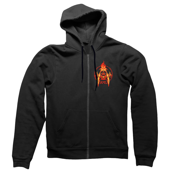 Signal Fire Black Zip Hood