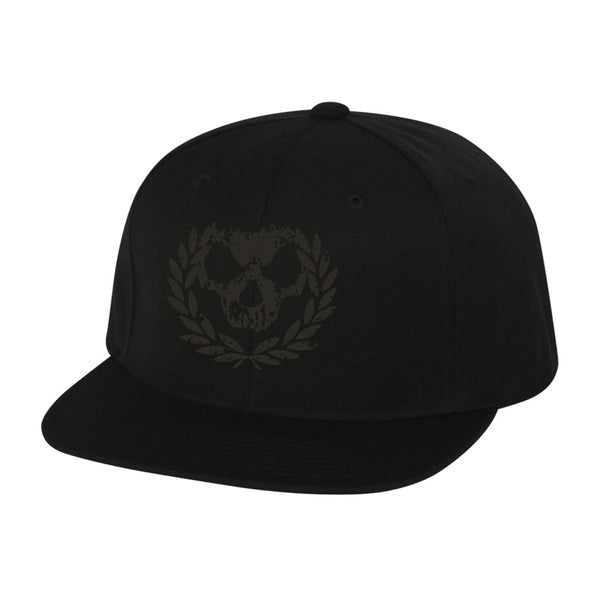 Wreath Logo Cap Black