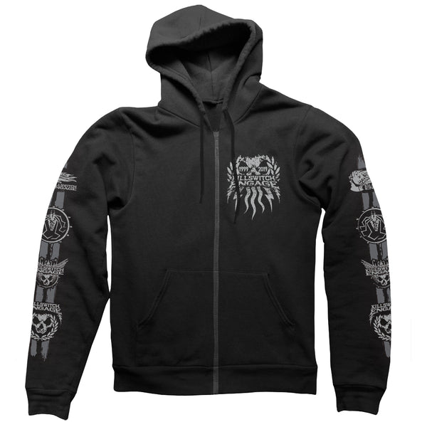 20 YEARS BLACK ZIP HOODY