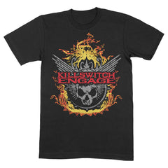 ANGEL FIRE TEE BLACK