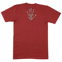 SKULL SUIT TEE RED